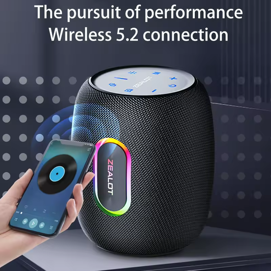 Parlante Zealot S64 Bluetooth · Potencia y Sonido Inalámbrico